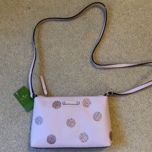 NWT Kate Spade Ramey Haven lane pink dot purse